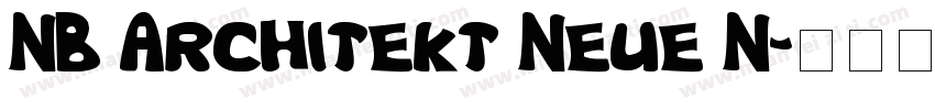 NB Architekt Neue N字体转换